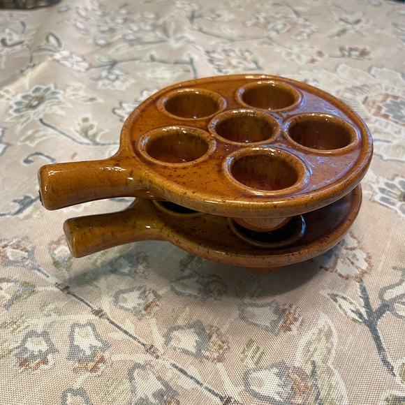 Set of two escargot trays - Picture 4 of 6